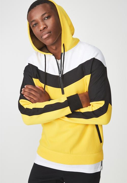 cotton on yellow hoodie