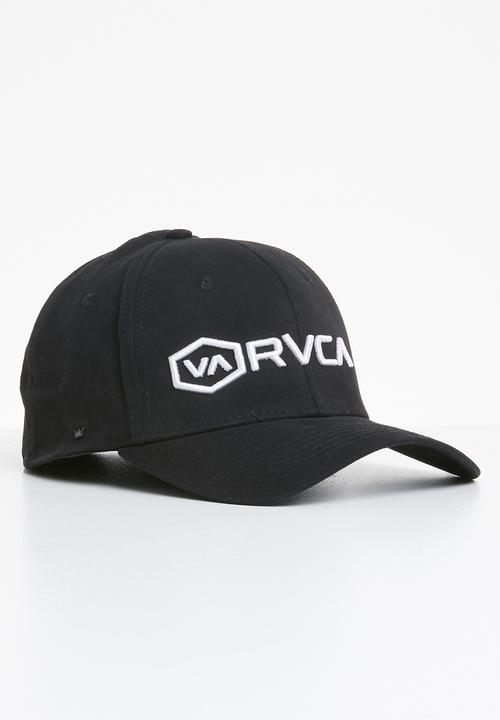 RVCA - Hexed flexfit cap - black