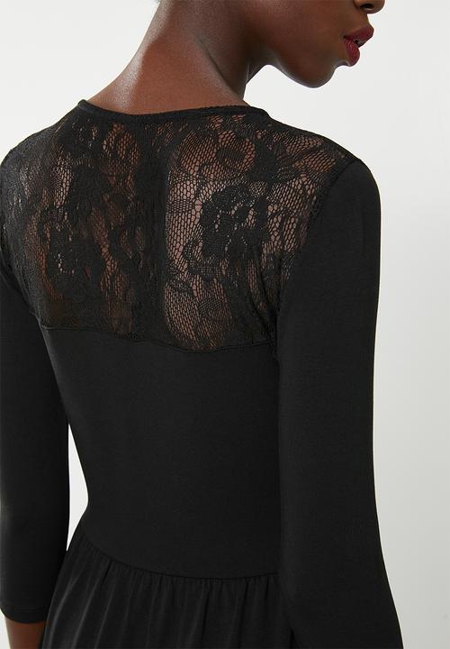 ONLY - Niella lace dress - black