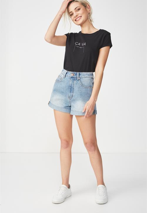 Cotton On - Tbar friends graphic tee - black