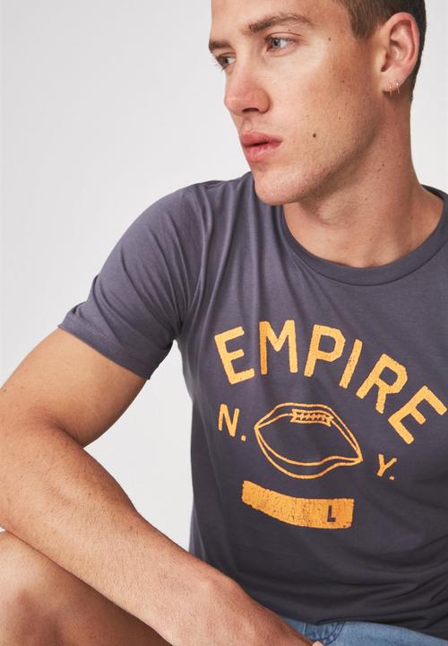 Cotton On - Tbar tee - grey