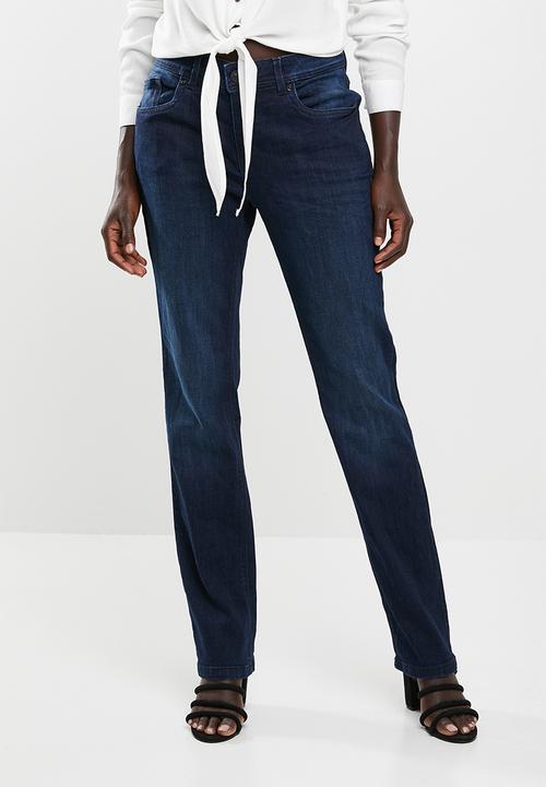 Ladies straightcut jeans - blue STYLE 