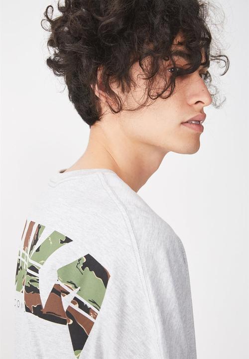 Cotton On - Drop shoulder longline tee - grey 