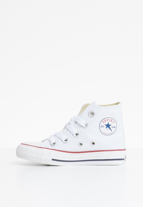 SOVIET - Viper hi cut sneaker - white