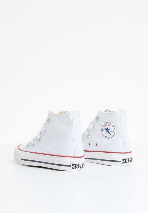 SOVIET - Viper hi cut sneaker - white