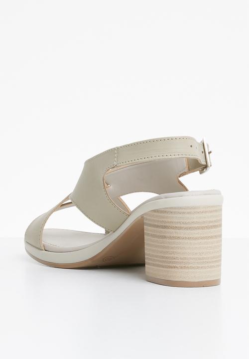 Phelan - Slingback leather heels - neutral