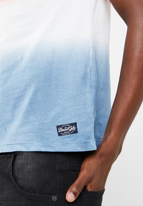 STYLE REPUBLIC - Flying machine tie dye tee - blue