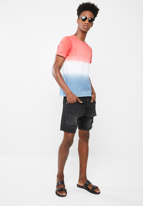 STYLE REPUBLIC - Flying machine tie dye tee - blue
