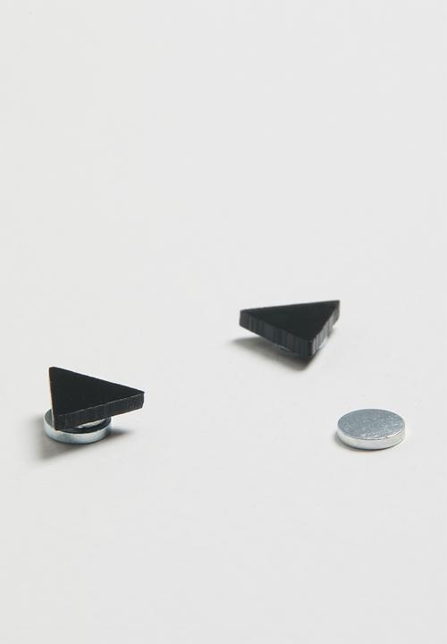 Pop Candy - Geometric earrings - black