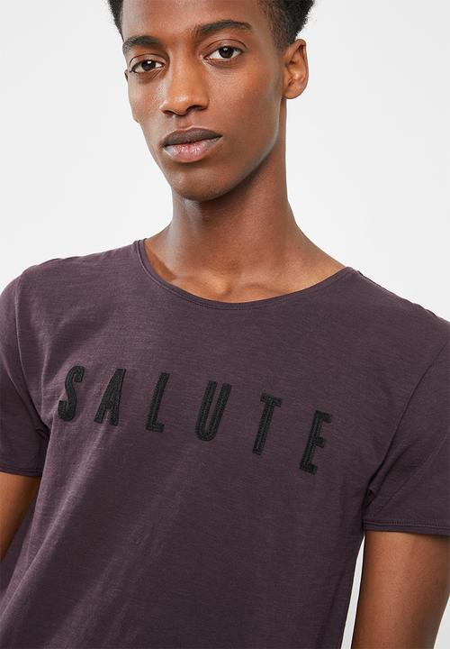 S.P.C.C - Salute tee - plum