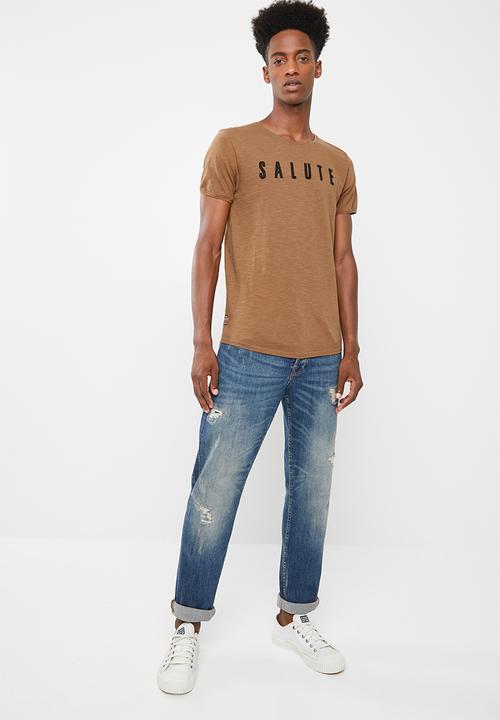 S.P.C.C - Salute tee - tobacco