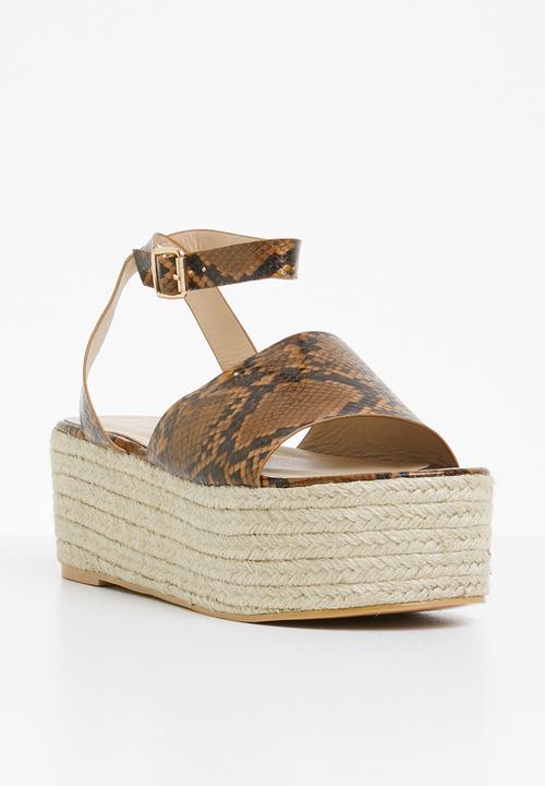 Superbalist - Didi espadrille wedge - brown