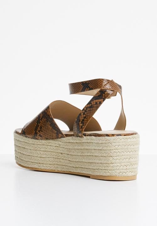 Superbalist - Didi espadrille wedge - brown