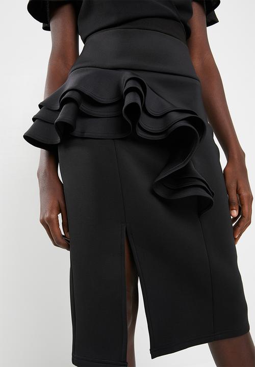 DAVID by David Tlale - Zindzi pencil skirt - black