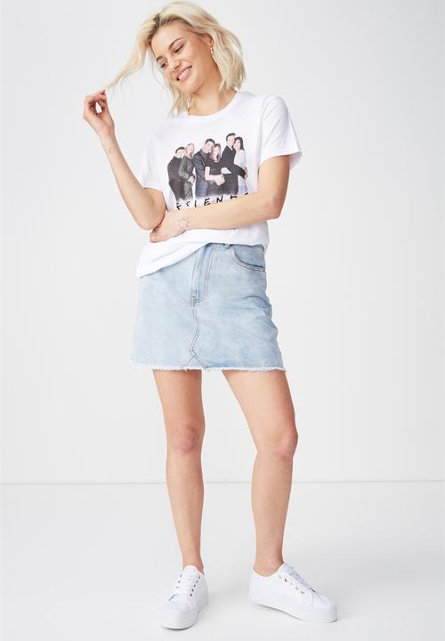 Cotton On - Tbar fox graphic tee - white