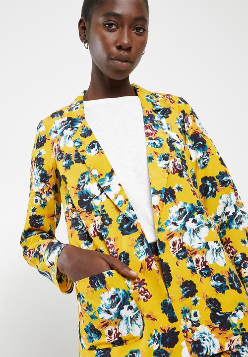 Vero Moda - Naya long sleeve blazer - yellow