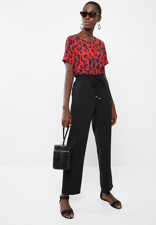 Vero Moda - Dylan high waist pant - black