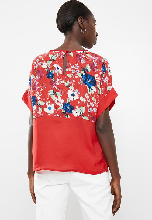 Vero Moda - Zoe top - red