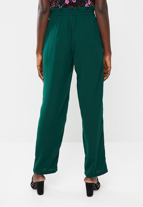 Vero Moda - Dylan high waist pant - green