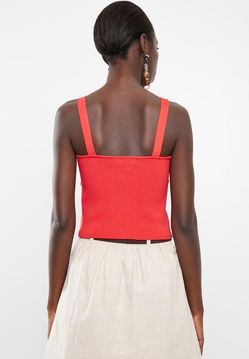 Vero Moda - Sanders top - red
