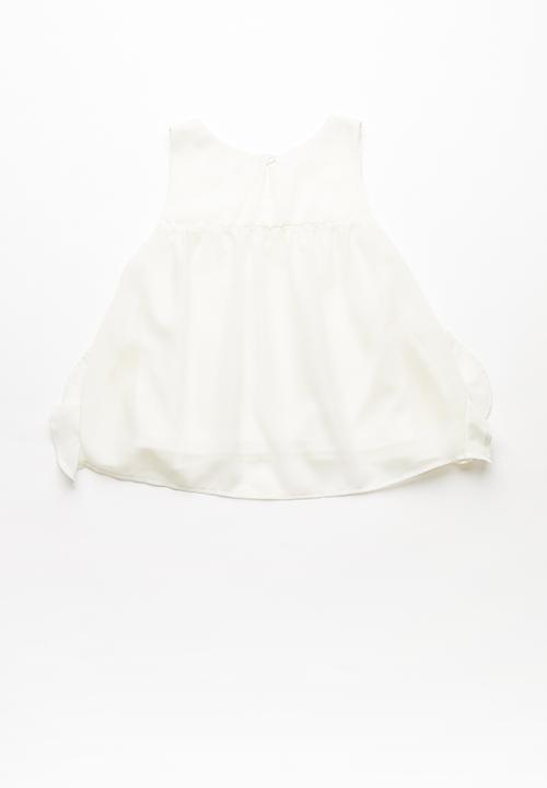 Rebel Republic - Ruffle top - cream