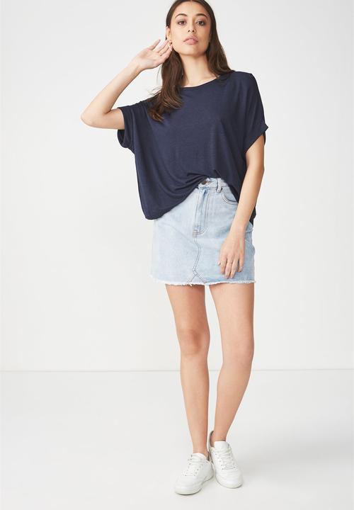 Cotton On - The relaxed tee - navy 