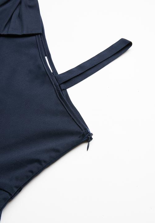 Rebel Republic - Bow detail dress - navy