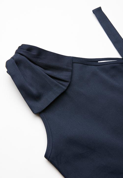 Rebel Republic - Bow detail dress - navy