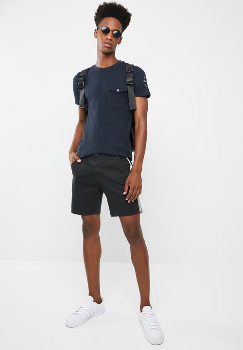 Brave Soul - Fort t-shirt - navy