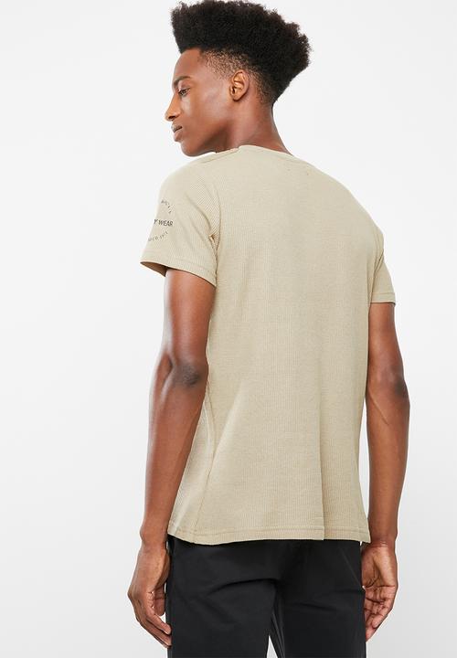 Brave Soul - Fort t-shirt - stone