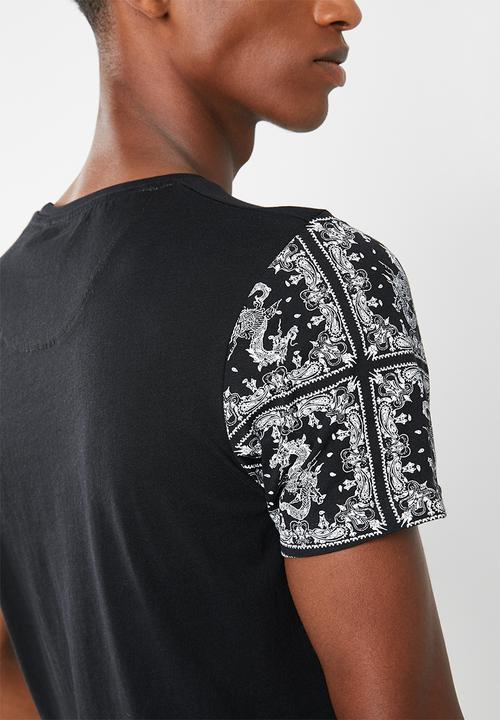 Brave Soul - Dragon t-shirt - black