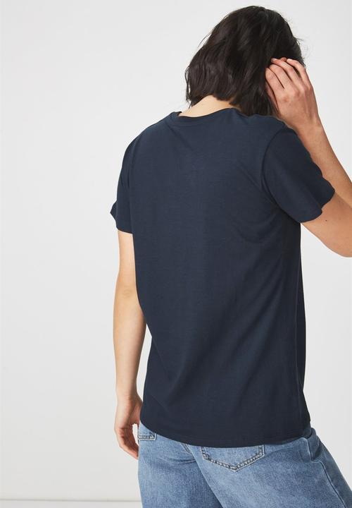 Cotton On - Tbar fox graphic tee - navy 