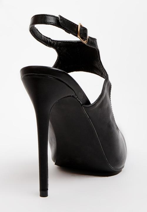 STYLE REPUBLIC - Arch cut-out pointy heels - black