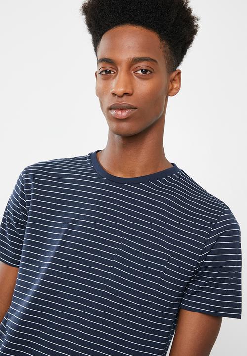 Brave Soul - Springs tshirt - mid blue