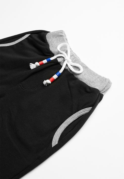 Pop Candy - Elasticated shorts - black