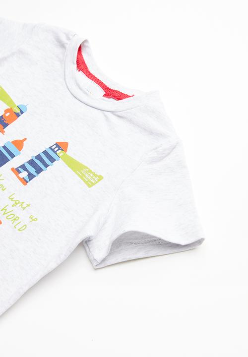 Pop Candy - Printed short Sleeve tee - white
