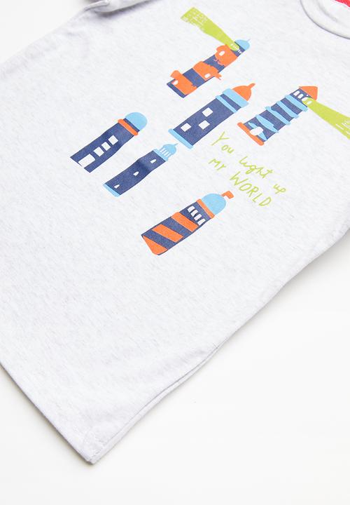 Pop Candy - Printed short Sleeve tee - white