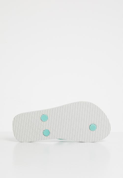 Pop Candy - Printed design flip flops - blue