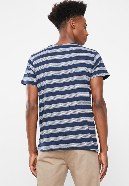 Brave Soul - Gravel tshirt - navy