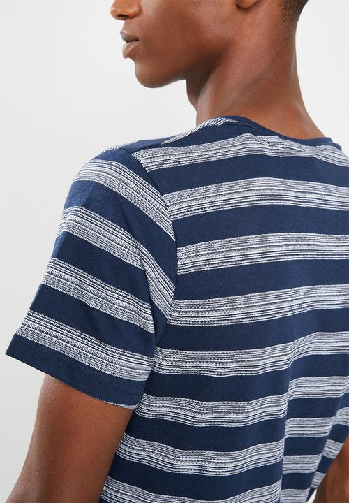 Brave Soul - Gravel tshirt - navy