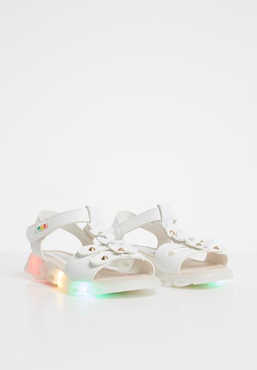 Pop Candy - Flower design sandal - white