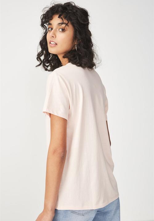 Cotton On - Tbar fox graphic tee -  pink