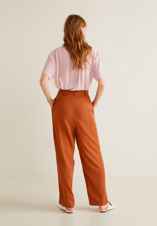 MANGO - Turtleneck blouse - pink
