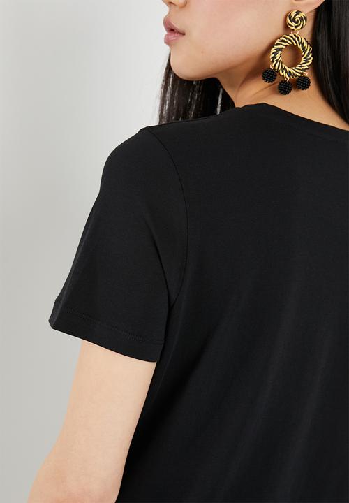 Vero Moda - Patch t-shirt - black