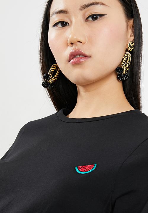 Vero Moda - Patch t-shirt - black