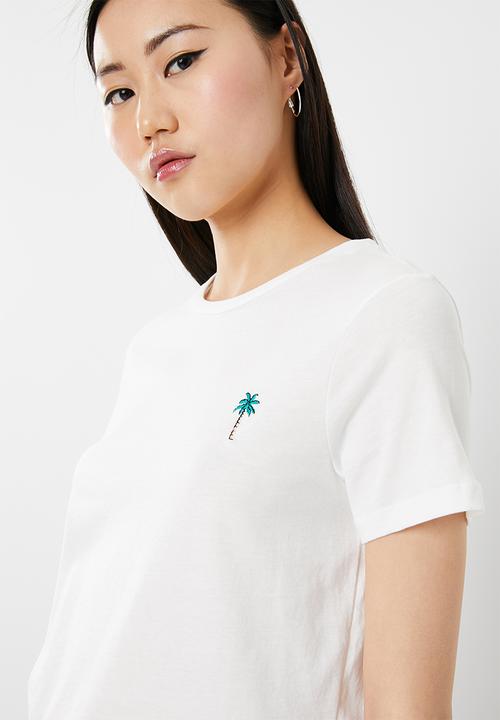 Vero Moda - Patch t-shirt - white