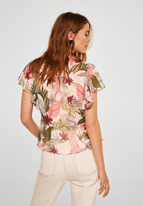 MANGO - Floral print blouse - multi