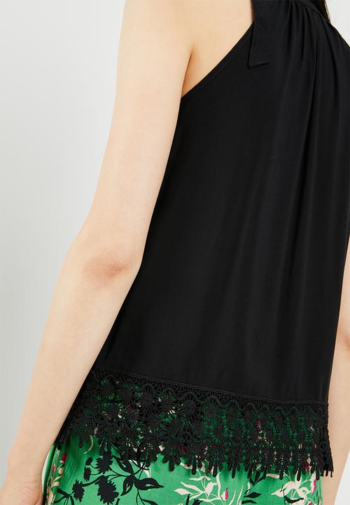 ONLY - Julie sleeveless woven top - black