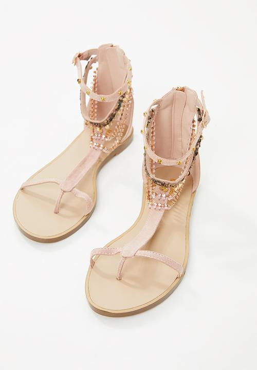 Madison® - Embellished sandals - pink