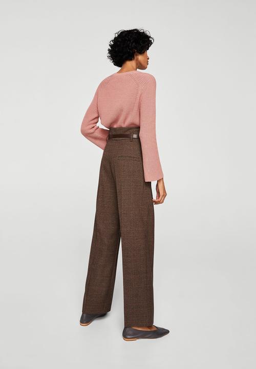 MANGO - Flared sleeve jumper - pink